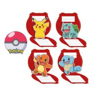 Invitații - Pokemon, 8 bucăți
