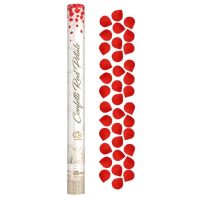 Confetti textile - Frunze de trandafir, roșu