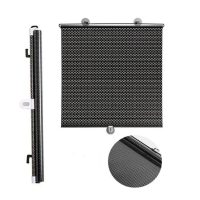 Cortina blackout para janela - Preta 58x125 cm