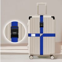 Cinturão de segurança para bagagem com fechadura de código - Azul