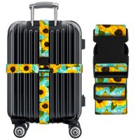 Curea de siguranță pentru valiză - Floarea-soarelui colorată