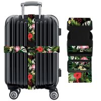 Curea de siguranță pentru valiză - Flori tropicale