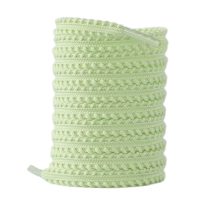 Șireturi texturate, un set - Verzi, 120 cm