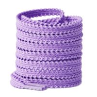 Șireturi cu textură, o pereche - Violet, 120 cm