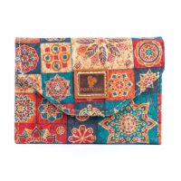 Pungă din plută pentru carduri - Mozaic