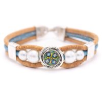 Rama din plută - Albastru deschis cu ornament