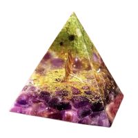 Piramida Orgonită - Arbor de Aur - Violet