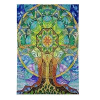 Decorație de perete 95 x 73 - Copacul vieții cosmice