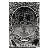 Decorație de perete 95 x 73 - Corb