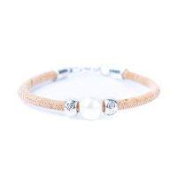 Ramă din plută cu brioșe și inimioare - Albă