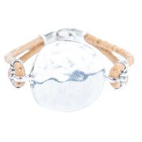 Ramă din plută - Natural cu element metalic