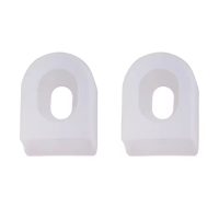 Capace de silicon pentru pedale - Albe