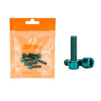 Șuruburi din titan pentru ghidon M5x18 mm, set de 6 buc. - Verzi