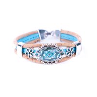 Rama din plută cu ornament în formă de mozaic - Turkis