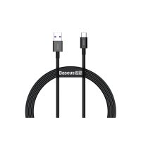 Cablul de alimentare Baseus CATYS-01 USB-A la USB-C 66W - 1 metru, negru