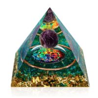 Pyramidă orgonita - Mandala cu energie a chakrelor