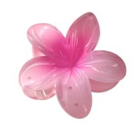 Clemă pentru păr - Floare roz