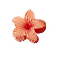 Clips de păr - Floare portocalie