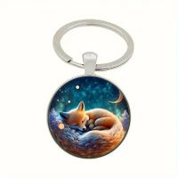 Breloc pentru chei - Vulpix adormită