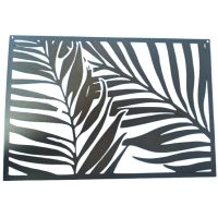 Decorație metalică de perete 20 cm - Ferigă