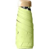 Mini umbrelă cu protecție împotriva radiațiilor UV - Verde deschis