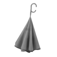 Umbrelă inversată pliabilă unisex - Gri