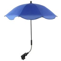 Umbrela ajustabilă cu protecție UV și prindere pentru cărucior - Albastru închis