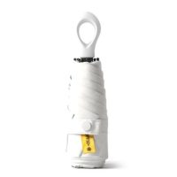 Umbrelă pliabilă ușoară cu protecție UV - Albă