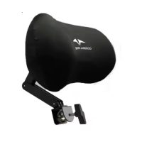 Tetieră ergonomică pe un scaun de birou