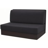 Husă universală elastică pentru canapea - Fleece gri închis, 2 piese