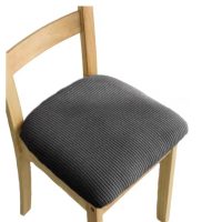 Husă universală pentru scaun de bucătărie - Gri închis