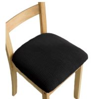 Husă universală pentru scaun de bucătărie - Negru