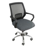 Husă pentru scaun de birou din fleece - Gri închis