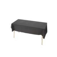 Mese plastic - negru, 137 x 183 cm