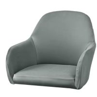 Husă elastică pentru scaun - Gri deschis