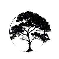 Decorațiune metalică de perete 30 cm - Copacul Armoniei