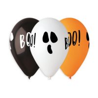 Balon 12" premium - Boo, 5 bucăți