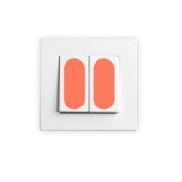 Autocolante fluorescente - Portocalii, 10 buc