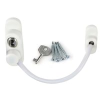 Zăbal pentru feronerie cu cablu - Alb