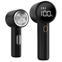 Îndepărtător de scame încărcabil - Negru