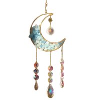 Feng Shui - Decorațiune din cristal - Lună albastră