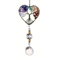 Feng Shui - Pandantiv din cristale - Copacul vieții colorat