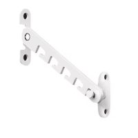 Zăvor metalic pentru fereastră, limitator de deschidere a feronerie S - Alb