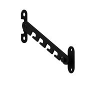 Dispozitiv de siguranță pentru feronerie din metal, limitator de deschidere a feronerie S - Negru