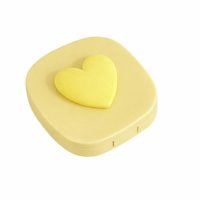 Cutie de călătorie pentru lentile de contact - Galbenă