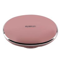 Cutie de călătorie ovală pentru lentile de contact - Roz