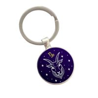 Pandantiv din metal pentru chei - semnul Capricorn
