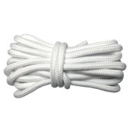 Șireturi strălucitoare, o pereche - Alb, 120 cm