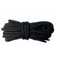 Șireturi pentru pantofi, o pereche - Negre, 120 cm