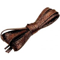 Șireturi pentru pantofi sau hanorace, o pereche - Maro, 110 cm